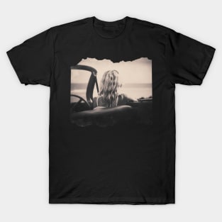 Vintage girl in a car T-Shirt